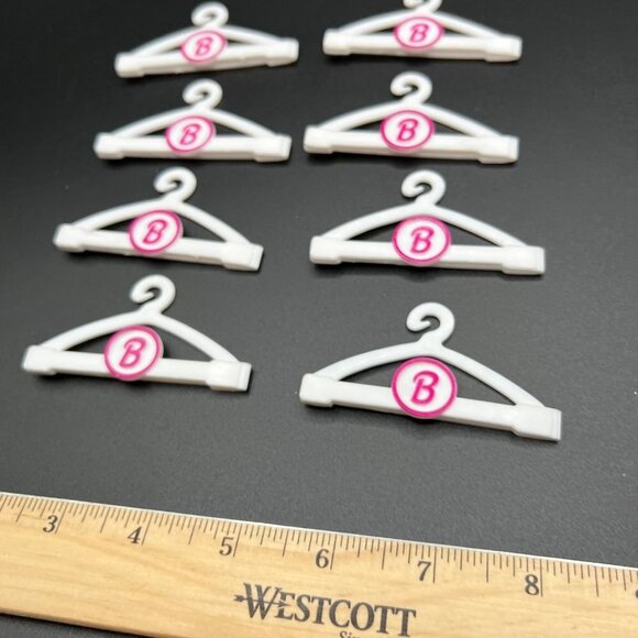 Barbie Doll Hangers Accessories 8 piece lot vintage 1999? - Picture 4 of 6
